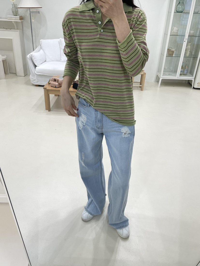 EDITION-P東大門實拍女裝新品職業推薦時尚休閑人氣牛仔褲EDITION/CHAHEE牛仔褲