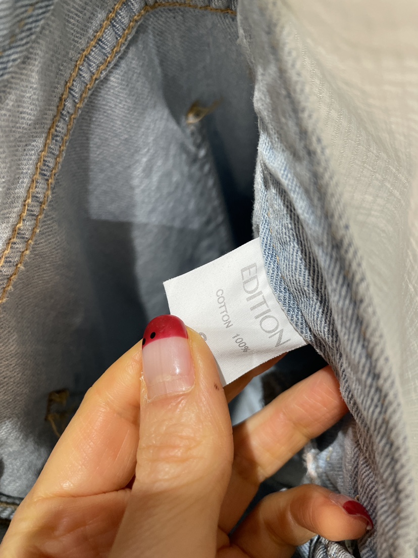 EDITION-P東大門實拍女裝新品職業推薦時尚休閑人氣牛仔褲EDITION/CHAHEE牛仔褲