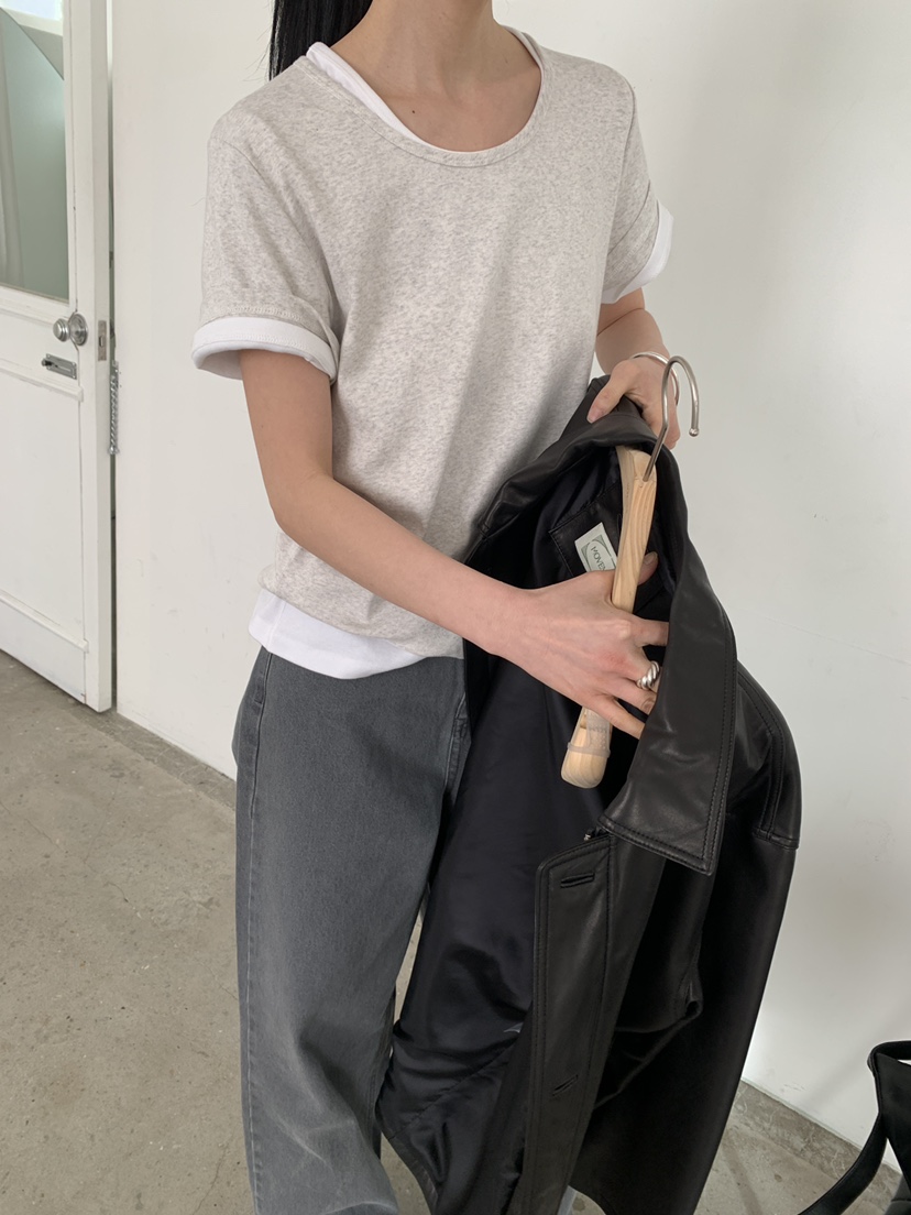 MOVENNE韓國直郵女士新款休閑職業26春季時尚熱賣人氣T恤MOVENNET恤