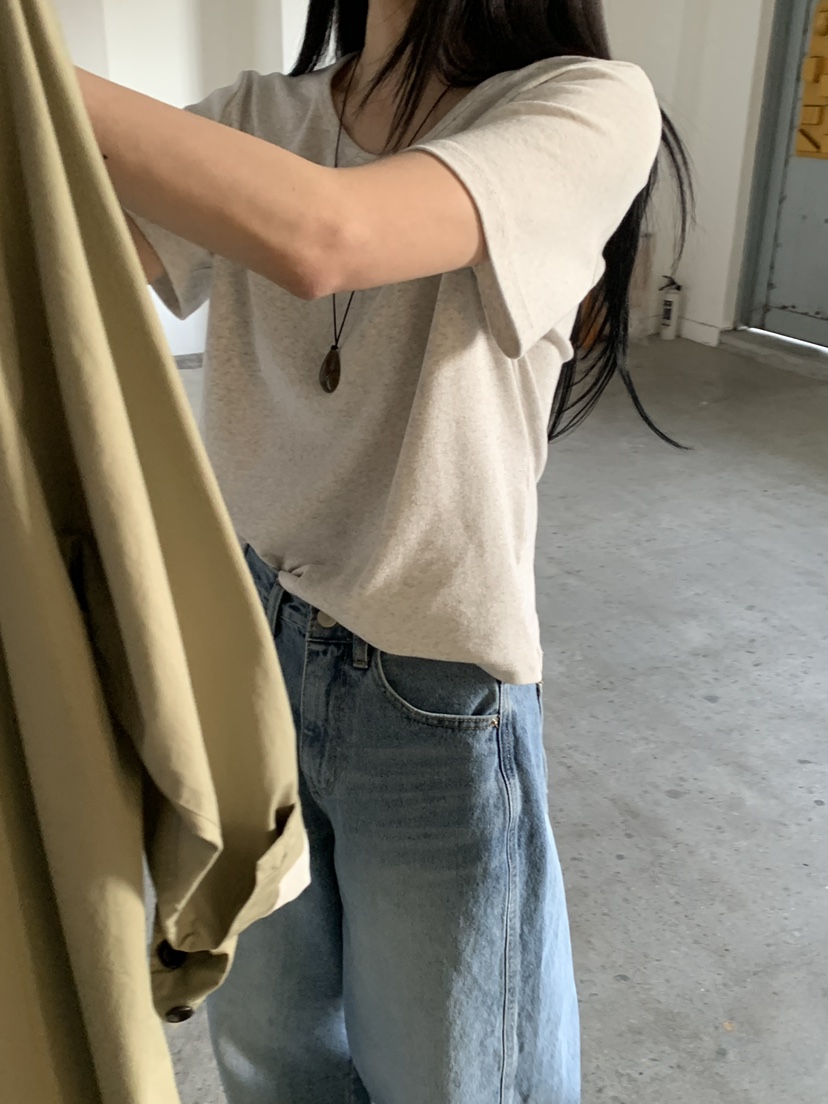 MOVENNE韓國直郵女士新款休閑職業26春季時尚熱賣人氣T恤MOVENNET恤