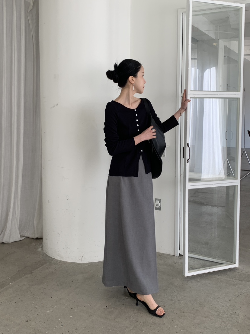 MOVENNE東大門代購女士新款人氣26春季休閑職業時尚長袖T恤MOVENNE長袖T恤