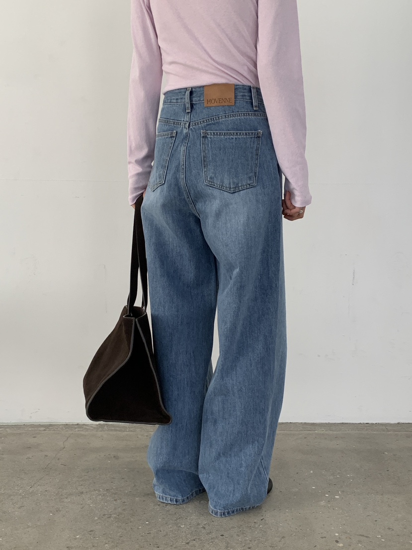 MOVENNE東大門實拍女士新品職業推薦休閑熱賣26春季牛仔褲MOVENNE牛仔褲