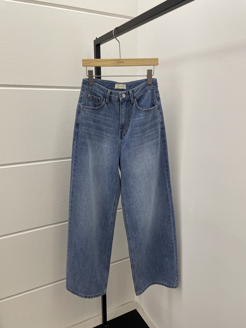 MOVENNE東大門實拍女士新品職業推薦休閑熱賣26春季牛仔褲MOVENNE牛仔褲圖色1