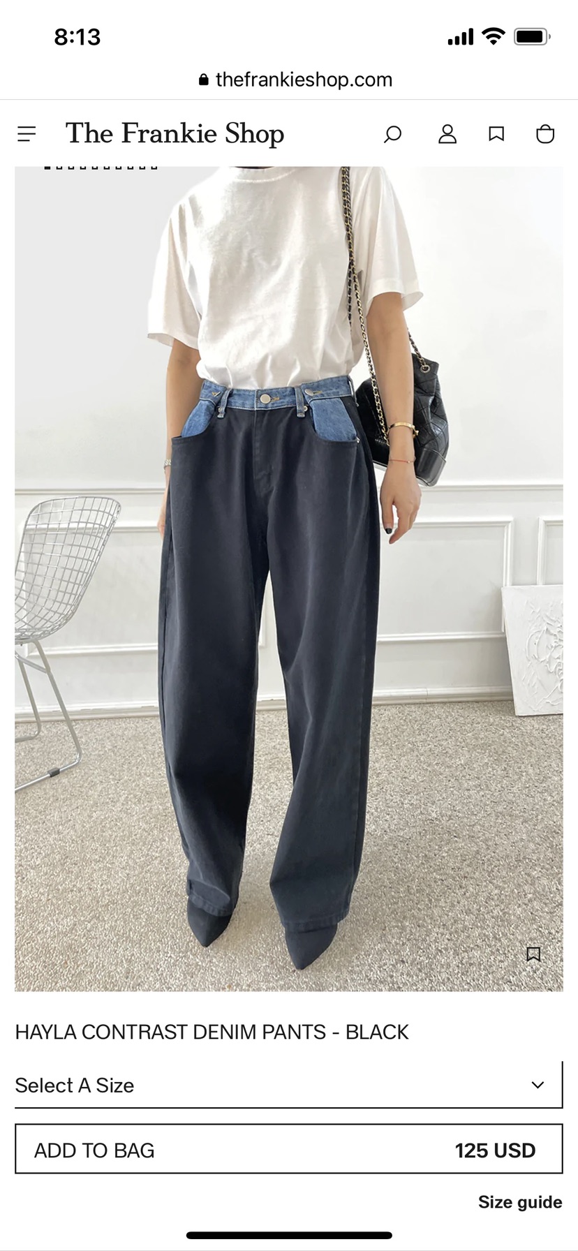 EDITION-P東大門代購女士新款職業熱賣時尚休閑牛仔褲紐扣EDITION/CHAHEE牛仔褲