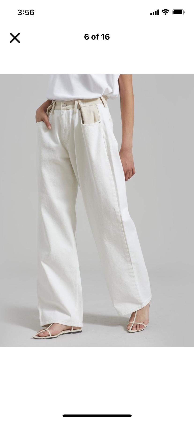 EDITION-P東大門代購女士新款職業熱賣時尚休閑牛仔褲紐扣EDITION/CHAHEE牛仔褲