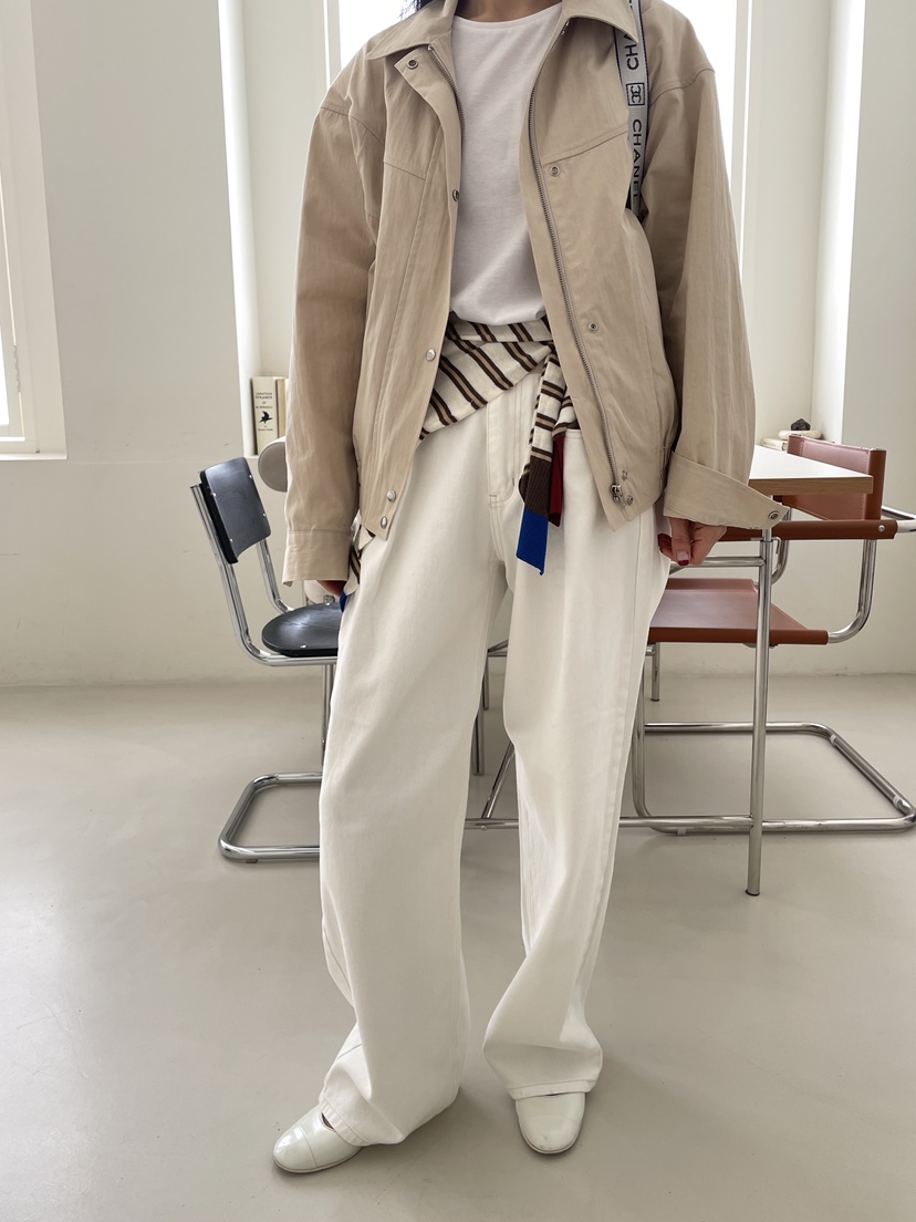 EDITION-P東大門代購女士新款職業熱賣時尚休閑牛仔褲紐扣EDITION/CHAHEE牛仔褲