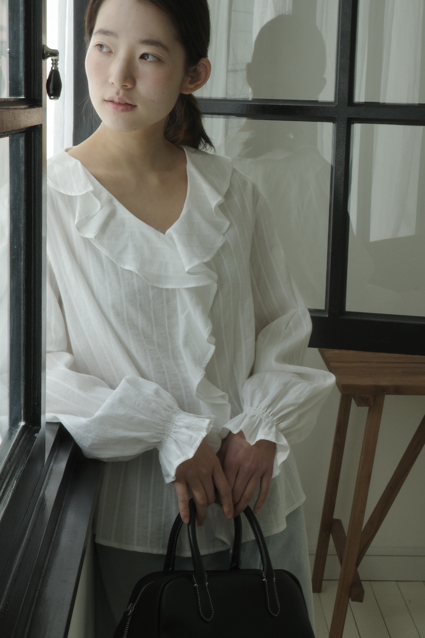 KERRY東大門實拍女裝新款人氣職業26春季休閑推薦襯衫蕾絲衫KERRY襯衫/蕾絲衫