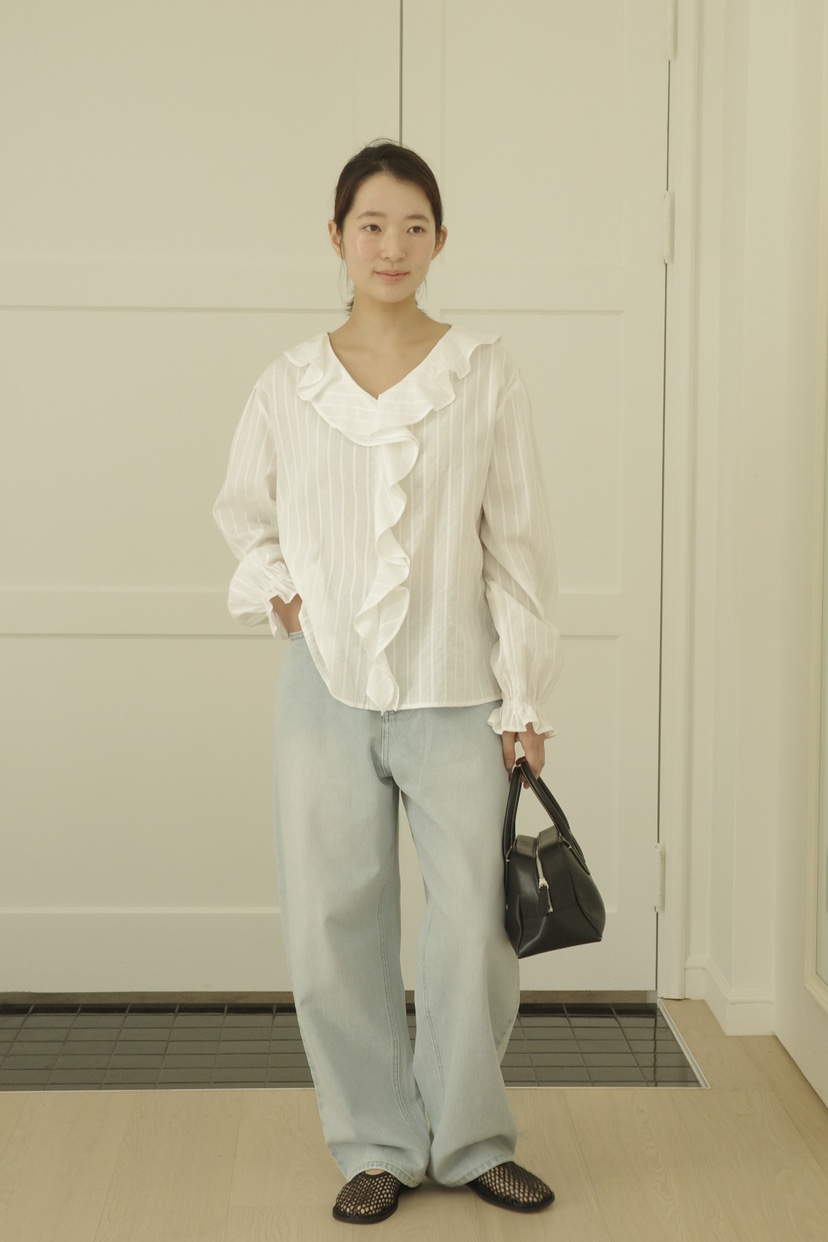 KERRY東大門實拍女裝新款人氣職業26春季休閑推薦襯衫蕾絲衫KERRY襯衫/蕾絲衫