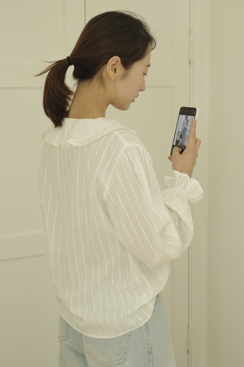 KERRY東大門實拍女裝新款人氣職業26春季休閑推薦襯衫蕾絲衫KERRY襯衫/蕾絲衫