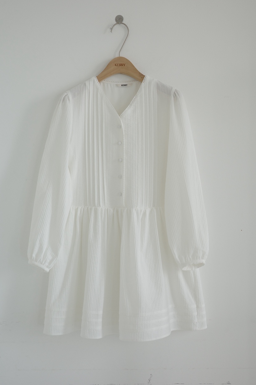 KERRY韓國代購女裝新品推薦休閑人氣職業26春季連衣裙含腰繩KERRY連衣裙