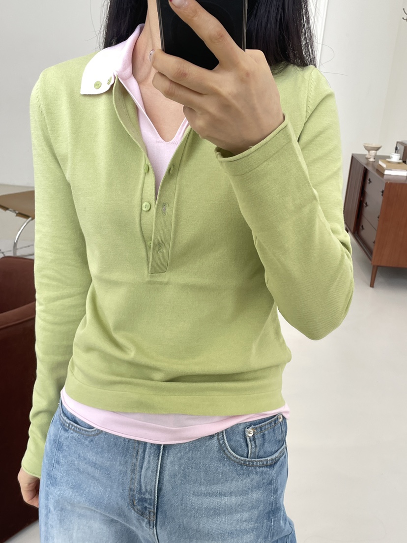 EDITION-P東大門代購女士新品熱賣職業休閑時尚針織衫雙層EDITION/CHAHEE針織衫