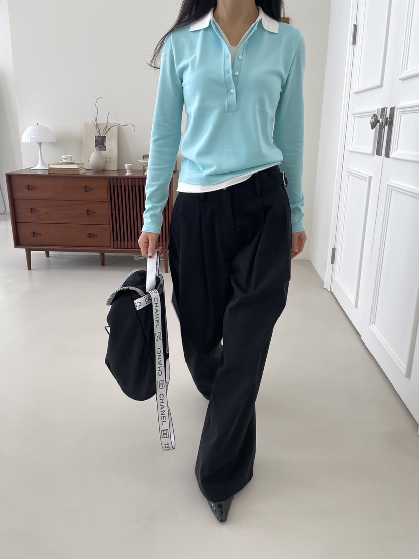 EDITION-P東大門代購女士新品熱賣職業休閑時尚針織衫雙層EDITION/CHAHEE針織衫