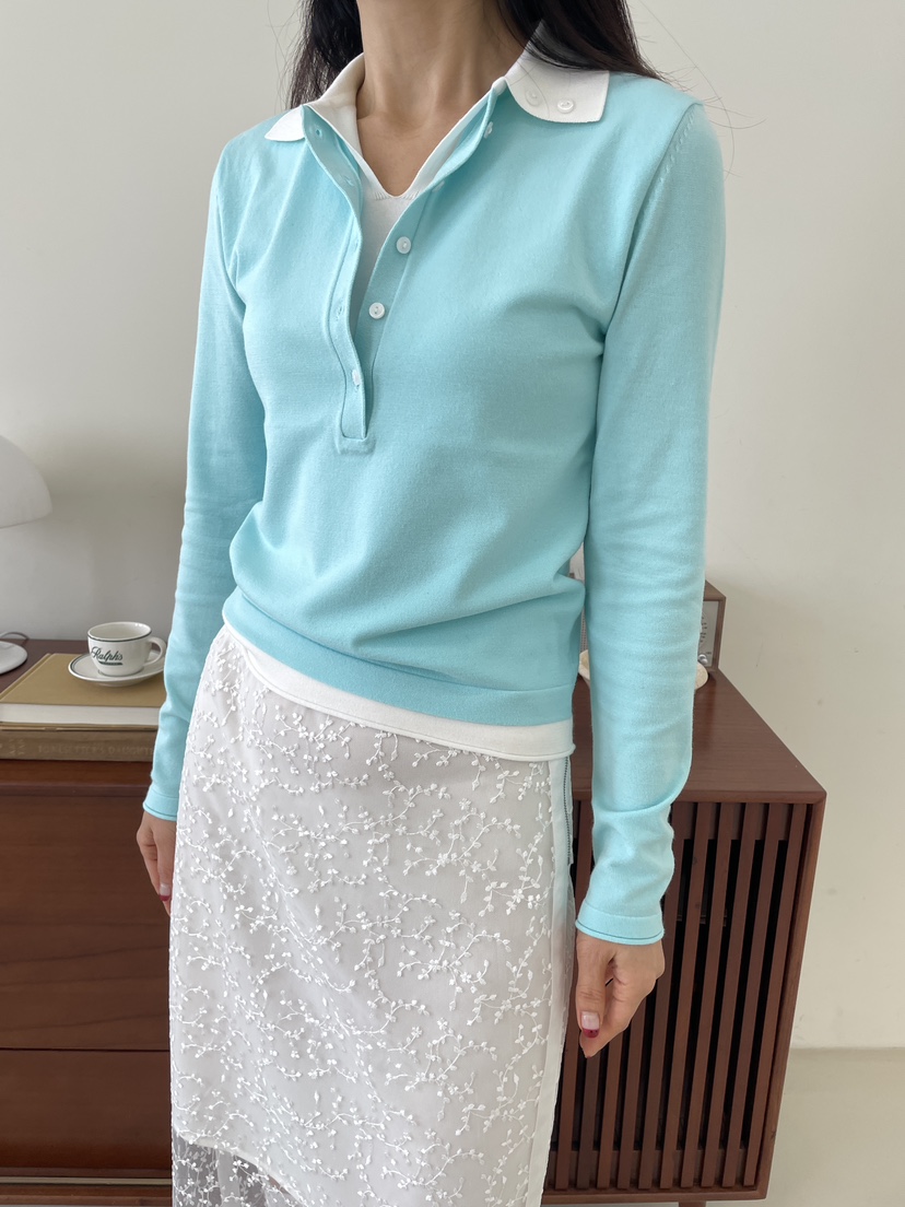 EDITION-P東大門代購女士新品熱賣職業休閑時尚針織衫雙層EDITION/CHAHEE針織衫