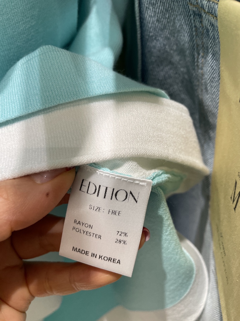 EDITION-P東大門代購女士新品熱賣職業休閑時尚針織衫雙層EDITION/CHAHEE針織衫