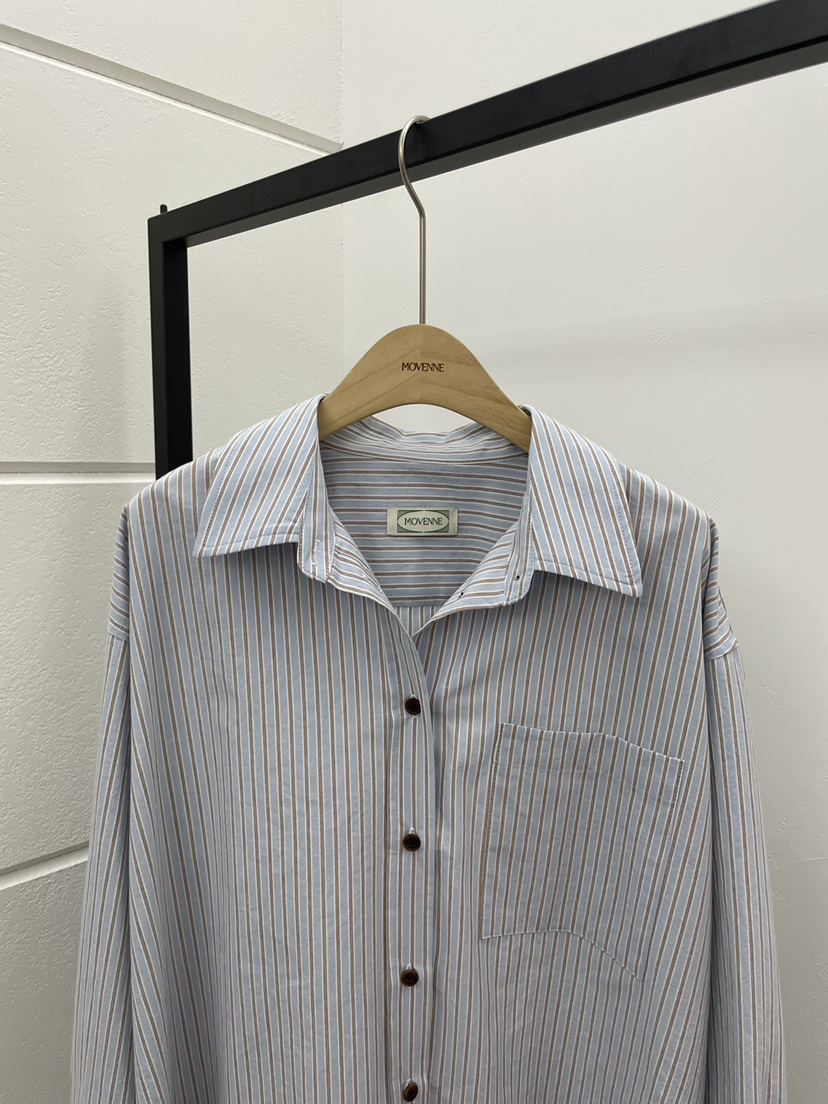 MOVENNE韓國代購女士新款26春季熱賣職業休閑時尚襯衫蕾絲衫MOVENNE襯衫/蕾絲衫