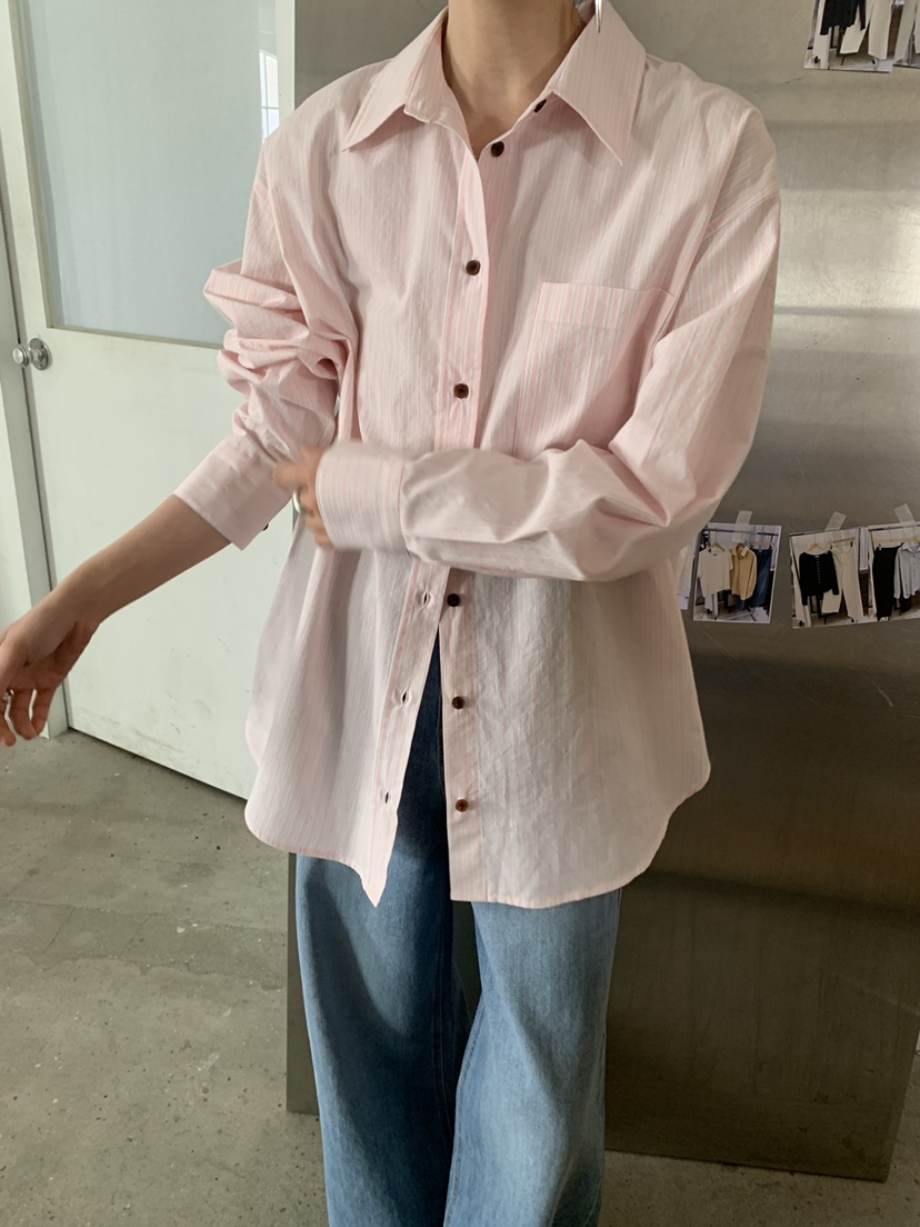 MOVENNE韓國代購女士新款26春季熱賣職業休閑時尚襯衫蕾絲衫MOVENNE襯衫/蕾絲衫