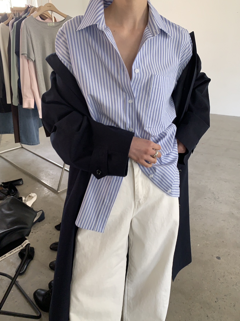 MOVENNE韓國代購女士新款26春季熱賣職業休閑時尚襯衫蕾絲衫MOVENNE襯衫/蕾絲衫