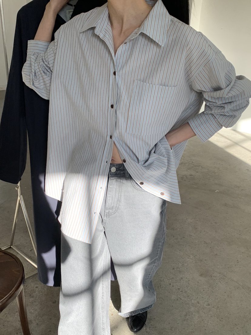 MOVENNE韓國代購女士新款26春季熱賣職業休閑時尚襯衫蕾絲衫MOVENNE襯衫/蕾絲衫