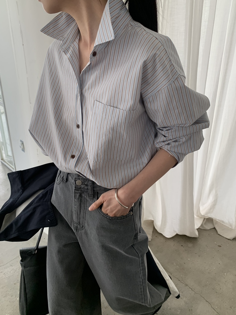 MOVENNE韓國代購女士新款26春季熱賣職業休閑時尚襯衫蕾絲衫MOVENNE襯衫/蕾絲衫