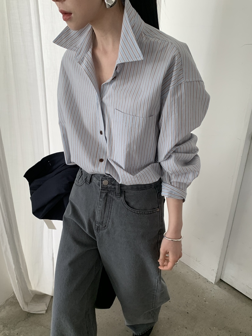 MOVENNE韓國代購女士新款26春季熱賣職業休閑時尚襯衫蕾絲衫MOVENNE襯衫/蕾絲衫