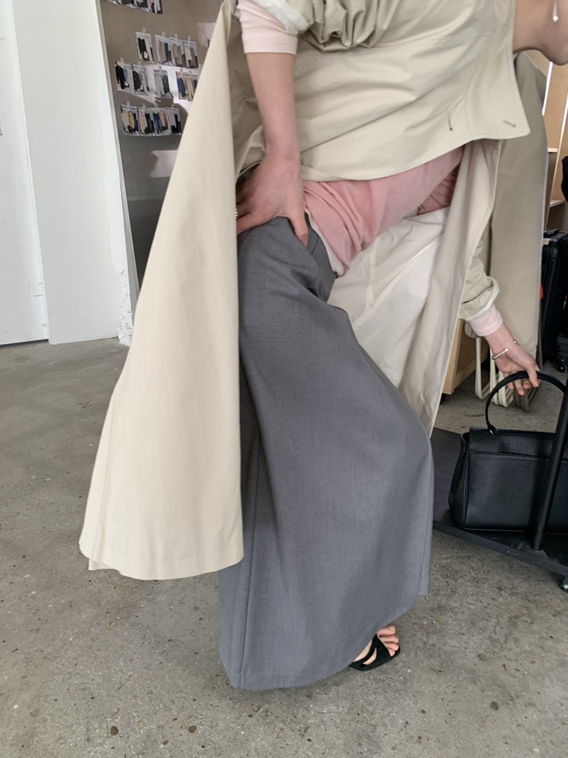 MOVENNE東大門實拍女裝新品職業人氣推薦時尚26春季長款風衣MOVENNE長款風衣