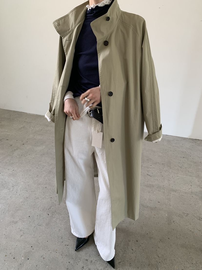 MOVENNE東大門實拍女裝新品職業人氣推薦時尚26春季長款風衣MOVENNE長款風衣