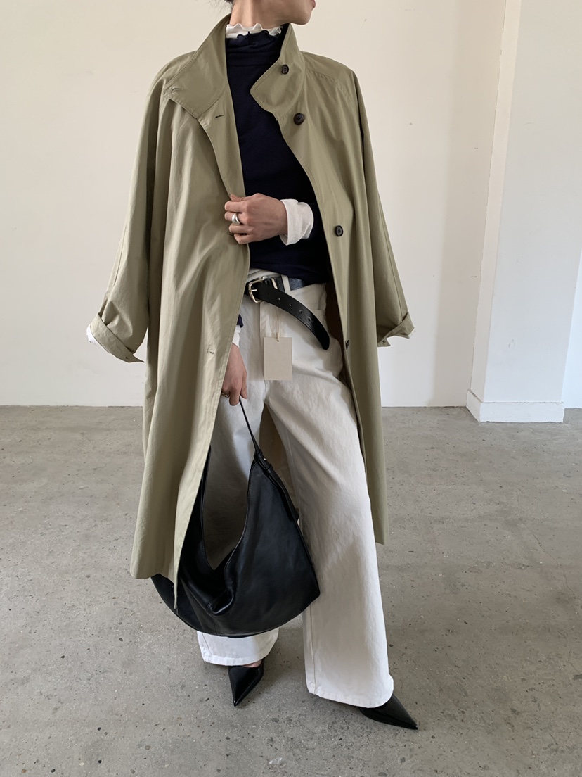 MOVENNE東大門實拍女裝新品職業人氣推薦時尚26春季長款風衣MOVENNE長款風衣