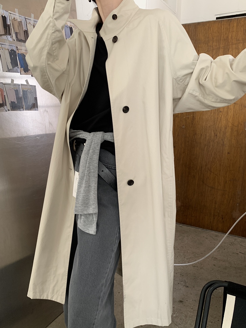 MOVENNE東大門實拍女裝新品職業人氣推薦時尚26春季長款風衣MOVENNE長款風衣