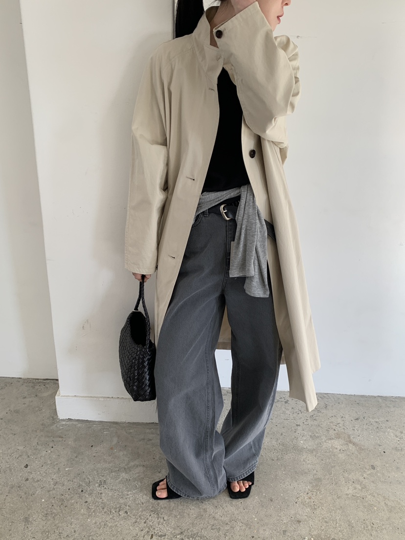 MOVENNE東大門實拍女裝新品職業人氣推薦時尚26春季長款風衣MOVENNE長款風衣