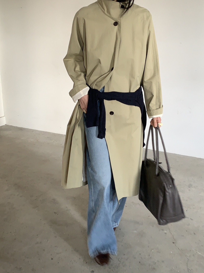 MOVENNE東大門實拍女裝新品職業人氣推薦時尚26春季長款風衣MOVENNE長款風衣