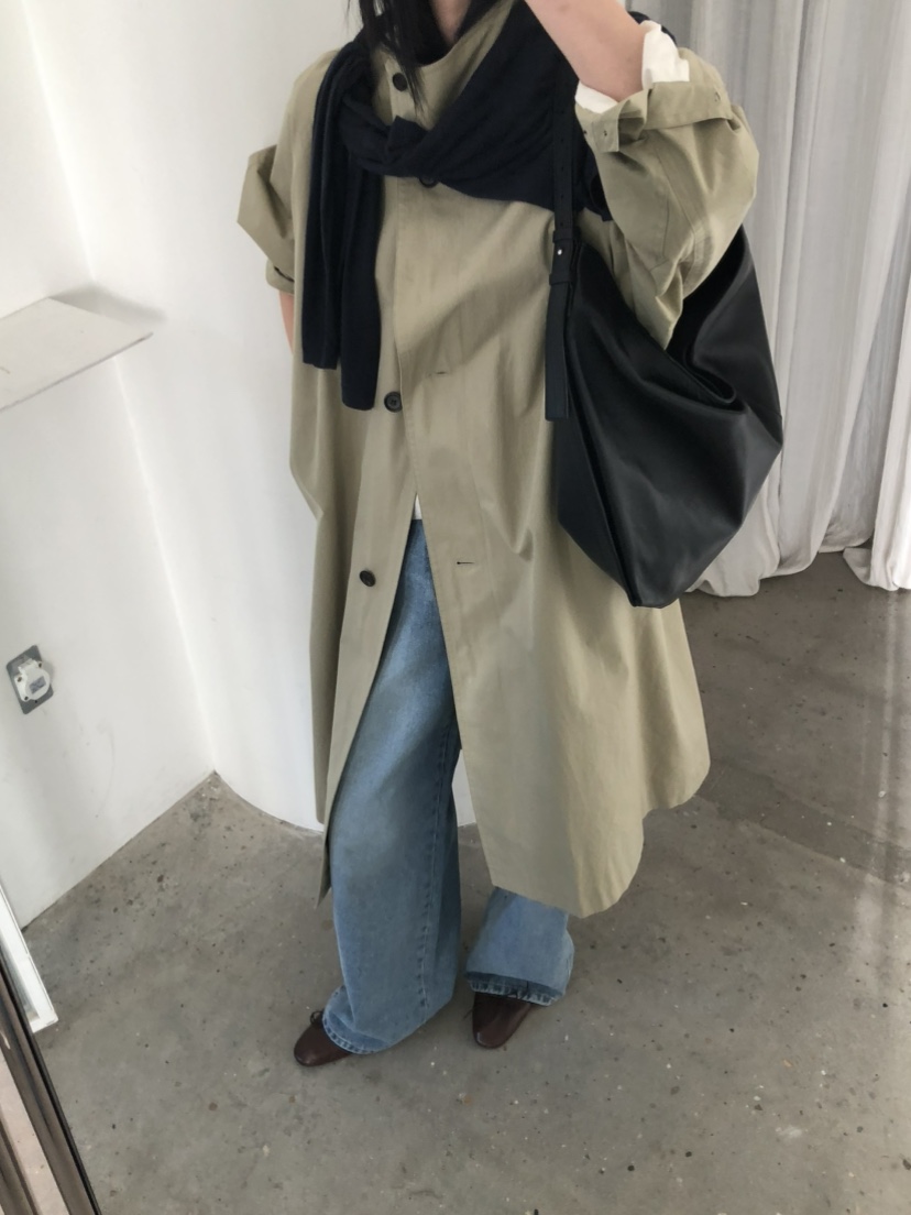 MOVENNE東大門實拍女裝新品職業人氣推薦時尚26春季長款風衣MOVENNE長款風衣