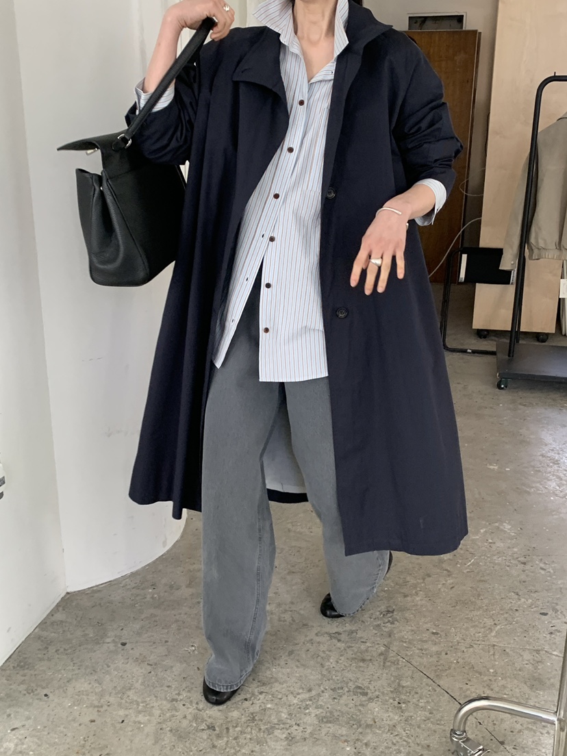 MOVENNE東大門實拍女裝新品職業人氣推薦時尚26春季長款風衣MOVENNE長款風衣