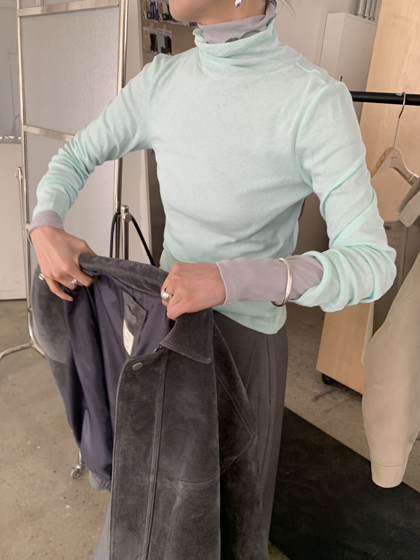 MOVENNE東大門直郵女士新品休閑熱賣26春季職業人氣長袖T恤MOVENNE長袖T恤