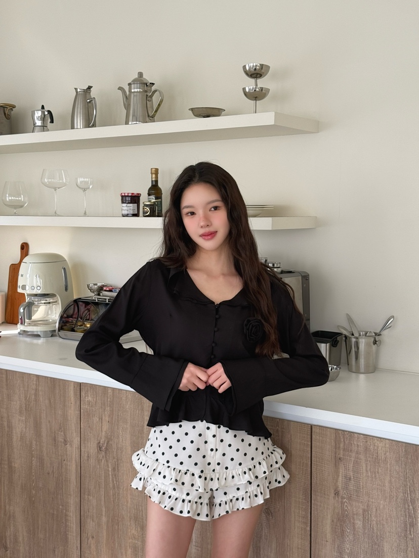 MARKE-P韓國直郵女裝新款人氣休閑推薦熱賣職業襯衫蕾絲衫MARKE-P襯衫/蕾絲衫