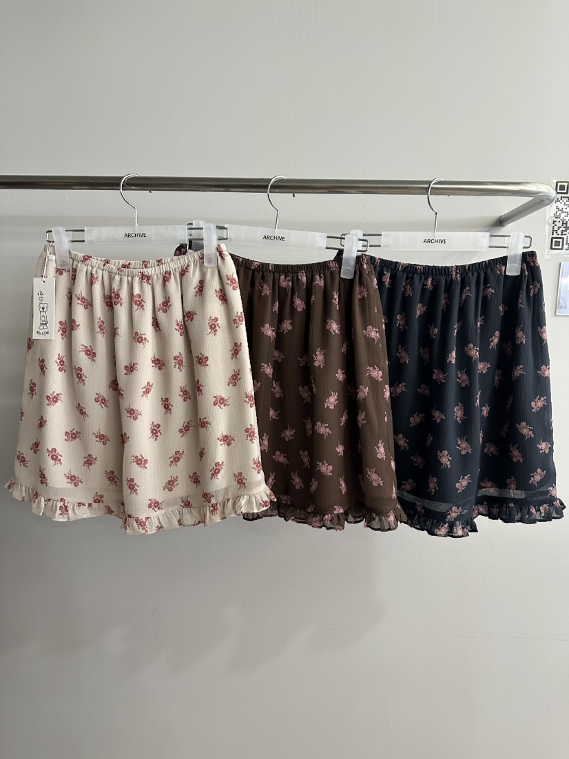 ARCHIVE-P韓國直郵女士新品休閑熱賣時尚推薦人氣短裙雪紡ARCHIVE-P短裙