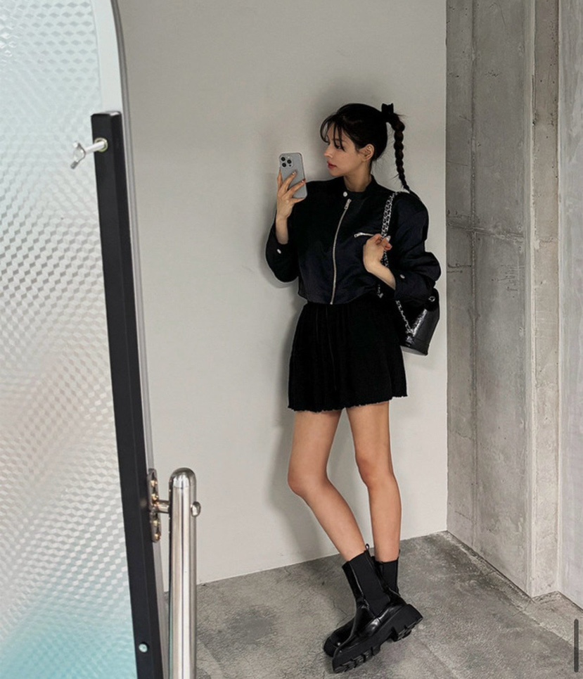 EOMPIT韓國代購女裝新款熱賣推薦職業休閑時尚26春季短裙EOMPIT短裙