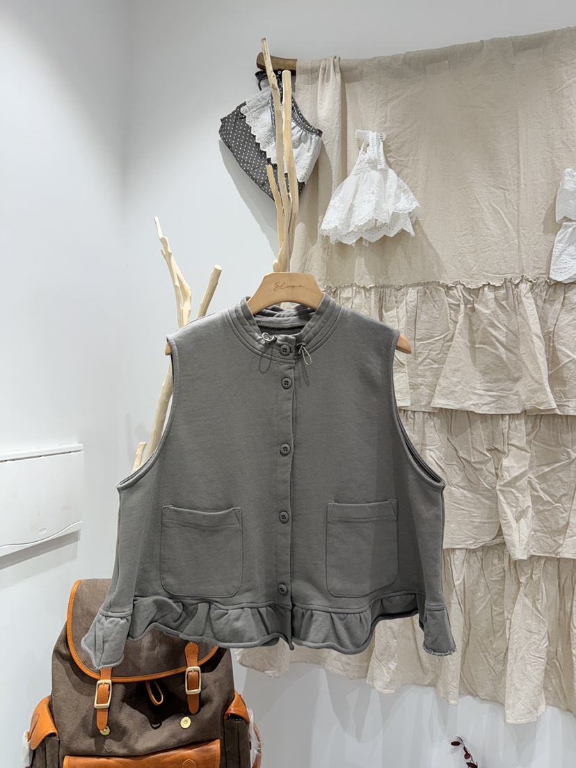 BLOOM東大門代購女士新品時尚人氣26春季推薦職業熱賣馬甲BLOOM-S馬甲圖色1