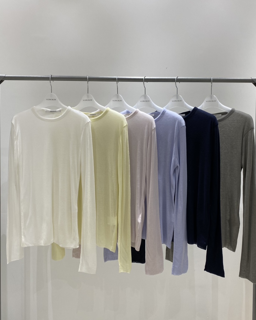 NOPROBLEM東大門直郵女裝新款職業人氣時尚26春季長袖T恤NOPROBLEM長袖T恤