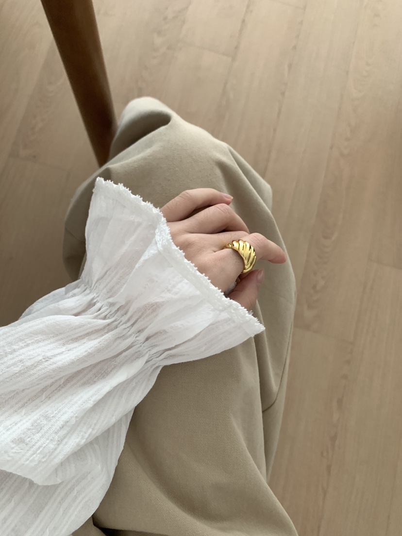 FRILL-T/DADA東大門代購女士新款推薦熱賣26春季襯衫蕾絲衫FRILL-T/DADA襯衫/蕾絲衫