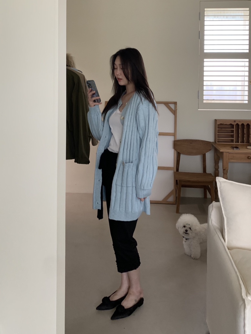 LIKEVAM東大門代購女士新品人氣休閑推薦職業時尚針織衫開衫LIKEVAM針織衫