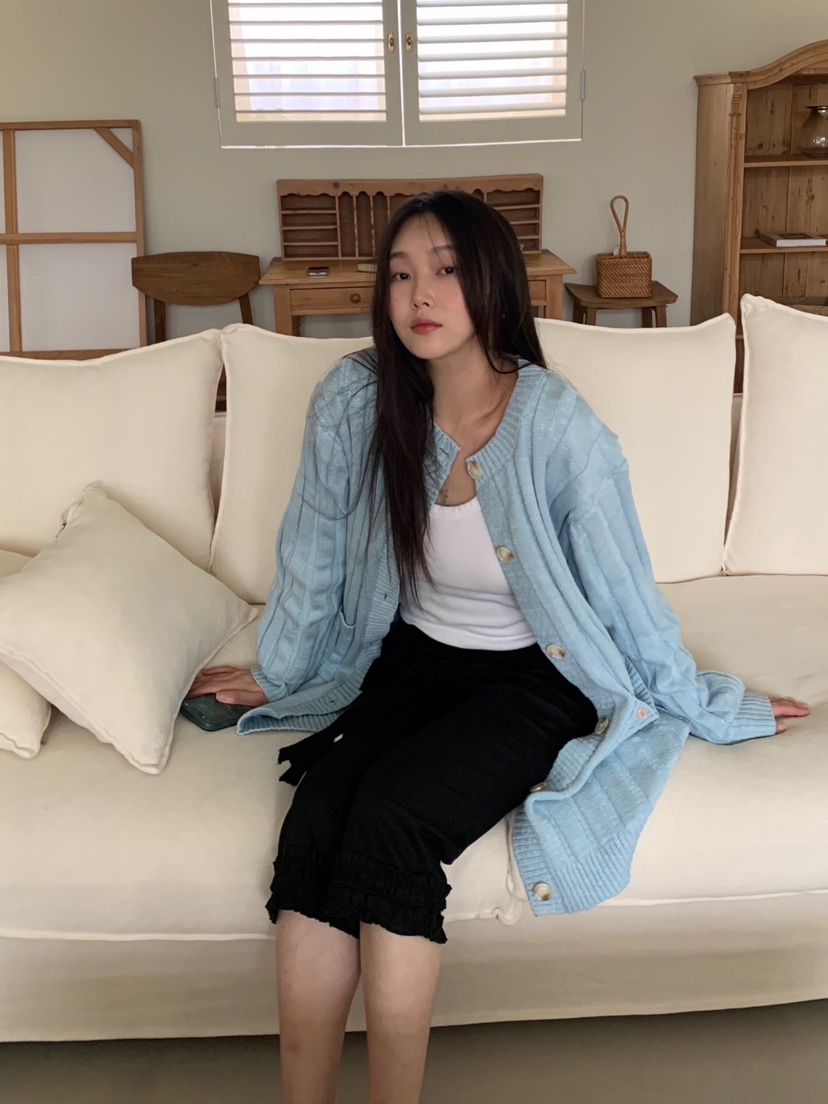 LIKEVAM東大門代購女士新品人氣休閑推薦職業時尚針織衫開衫LIKEVAM針織衫