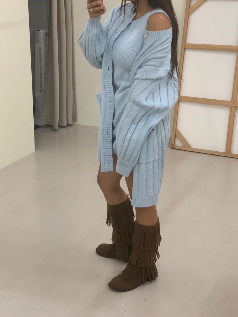 LIKEVAM東大門代購女士新品人氣休閑推薦職業時尚針織衫開衫LIKEVAM針織衫