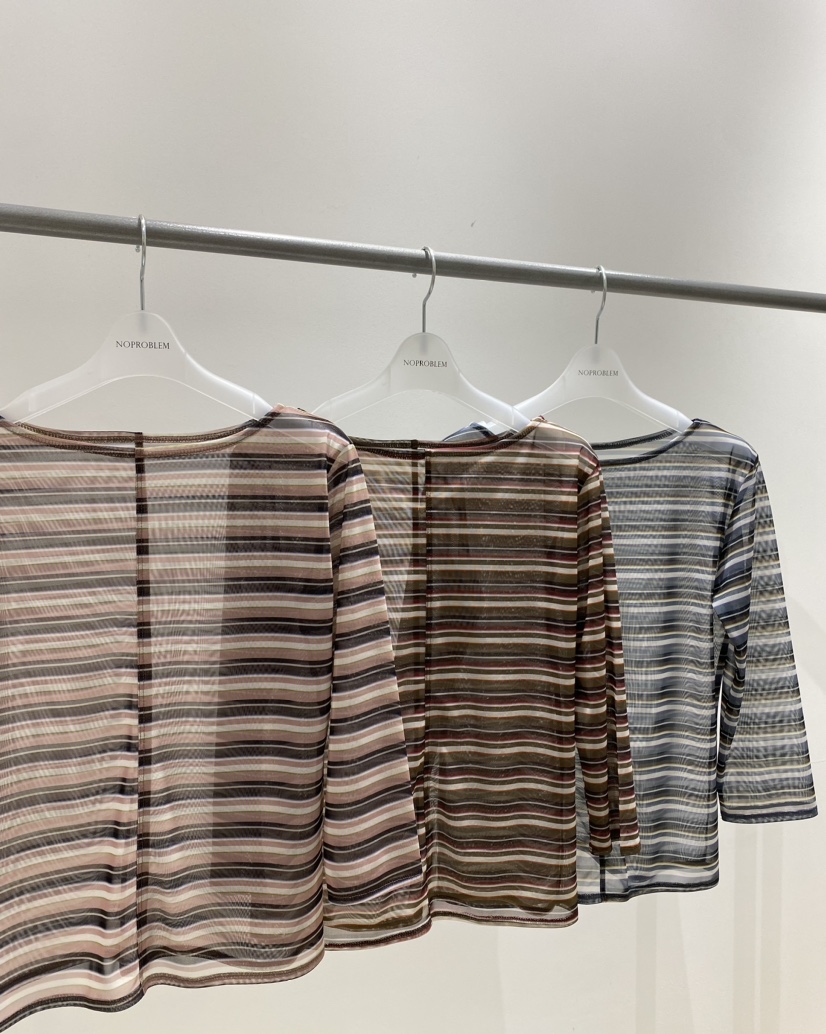 NOPROBLEM東大門直郵女士新款職業人氣推薦熱賣時尚T恤條紋NOPROBLEMT恤