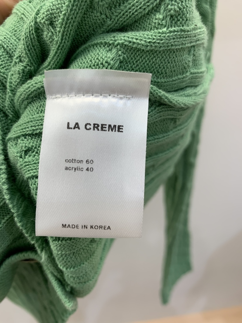 LA CREME東大門直郵女裝新款推薦職業休閑人氣26春季針織衫LA CREME針織衫