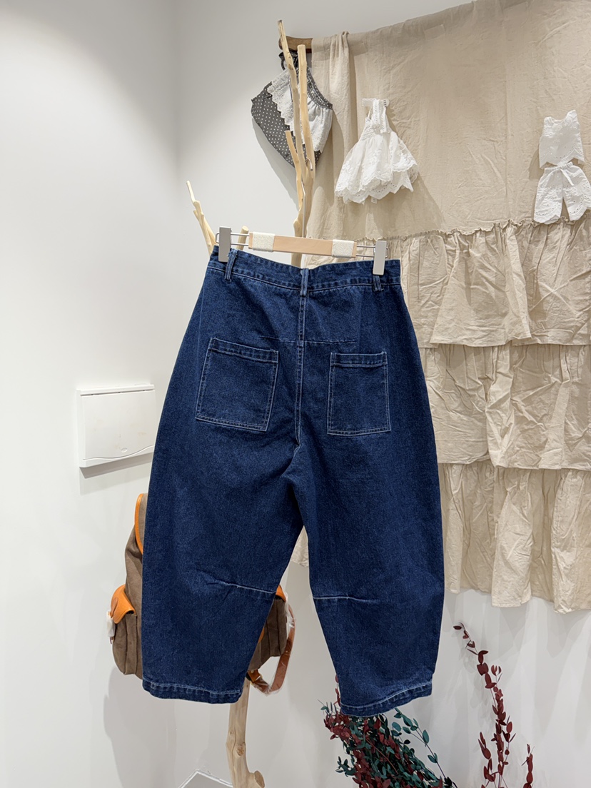 BLOOM東大門實拍女士新款26春季推薦人氣熱賣職業牛仔褲口袋BLOOM-S牛仔褲