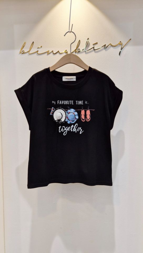 RICO/BLING BLING-S東大門實拍女士新款推薦休閑時尚T恤RICO/BLING BLING-ST恤圖色2