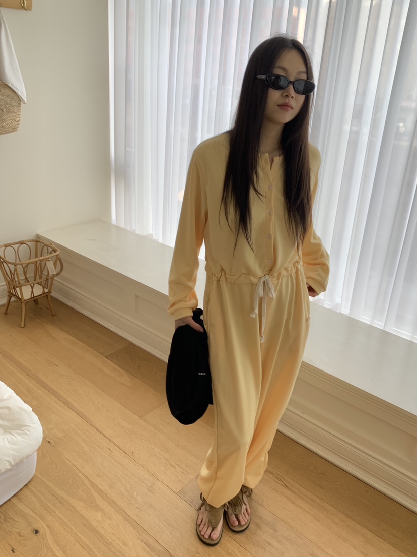 LIKEVAM東大門實拍女裝新款推薦熱賣休閑真品連體褲含帽子LIKEVAM連體褲