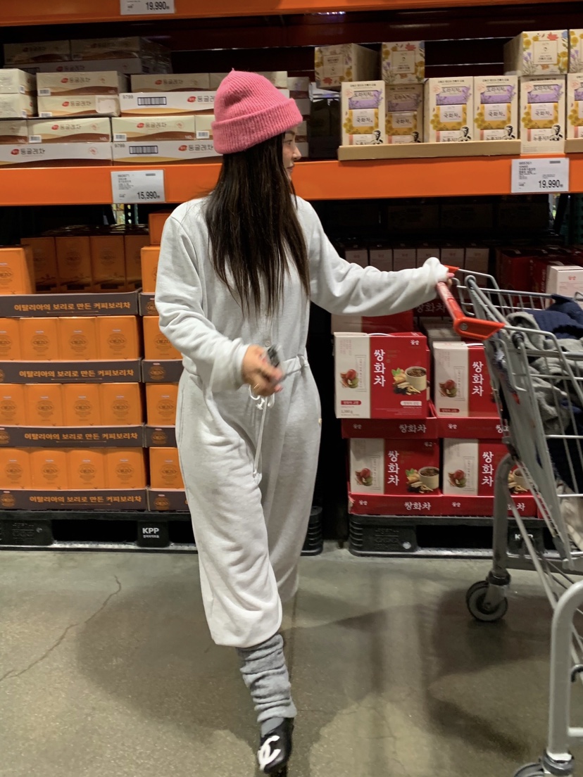 LIKEVAM東大門實拍女裝新款推薦熱賣休閑真品連體褲含帽子LIKEVAM連體褲