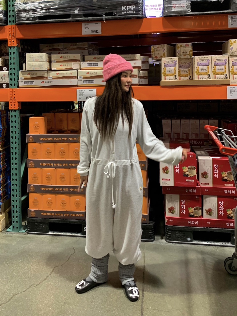 LIKEVAM東大門實拍女裝新款推薦熱賣休閑真品連體褲含帽子LIKEVAM連體褲