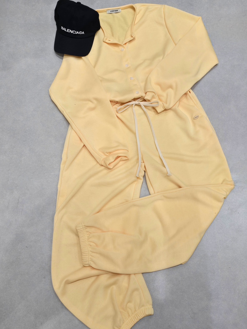 LIKEVAM東大門實拍女裝新款推薦熱賣休閑真品連體褲含帽子LIKEVAM連體褲圖色1